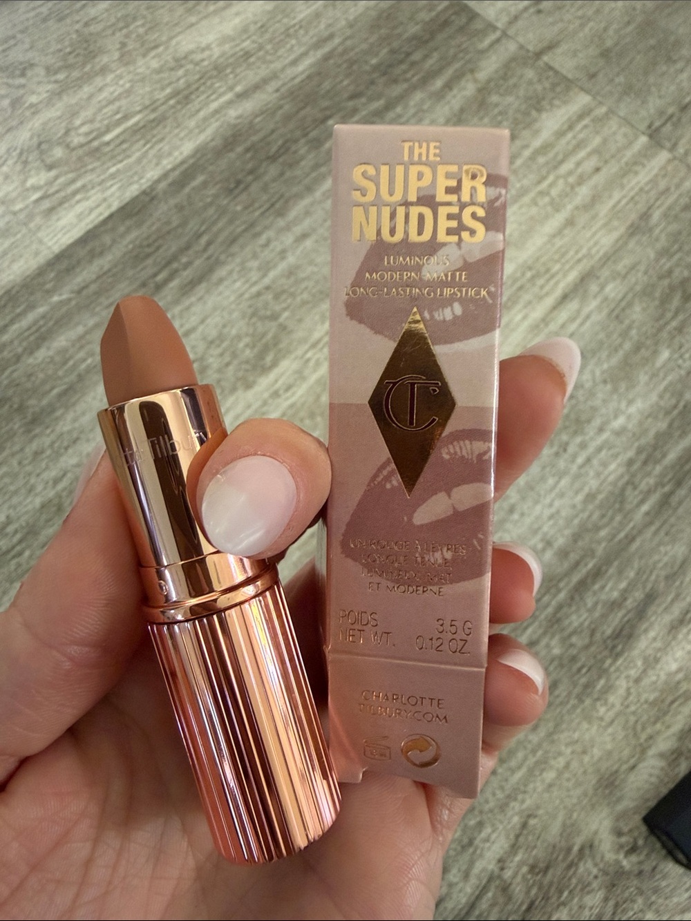 Charlotte Tilbury The Super Nudes Lipstick - Warm Nude Brown
